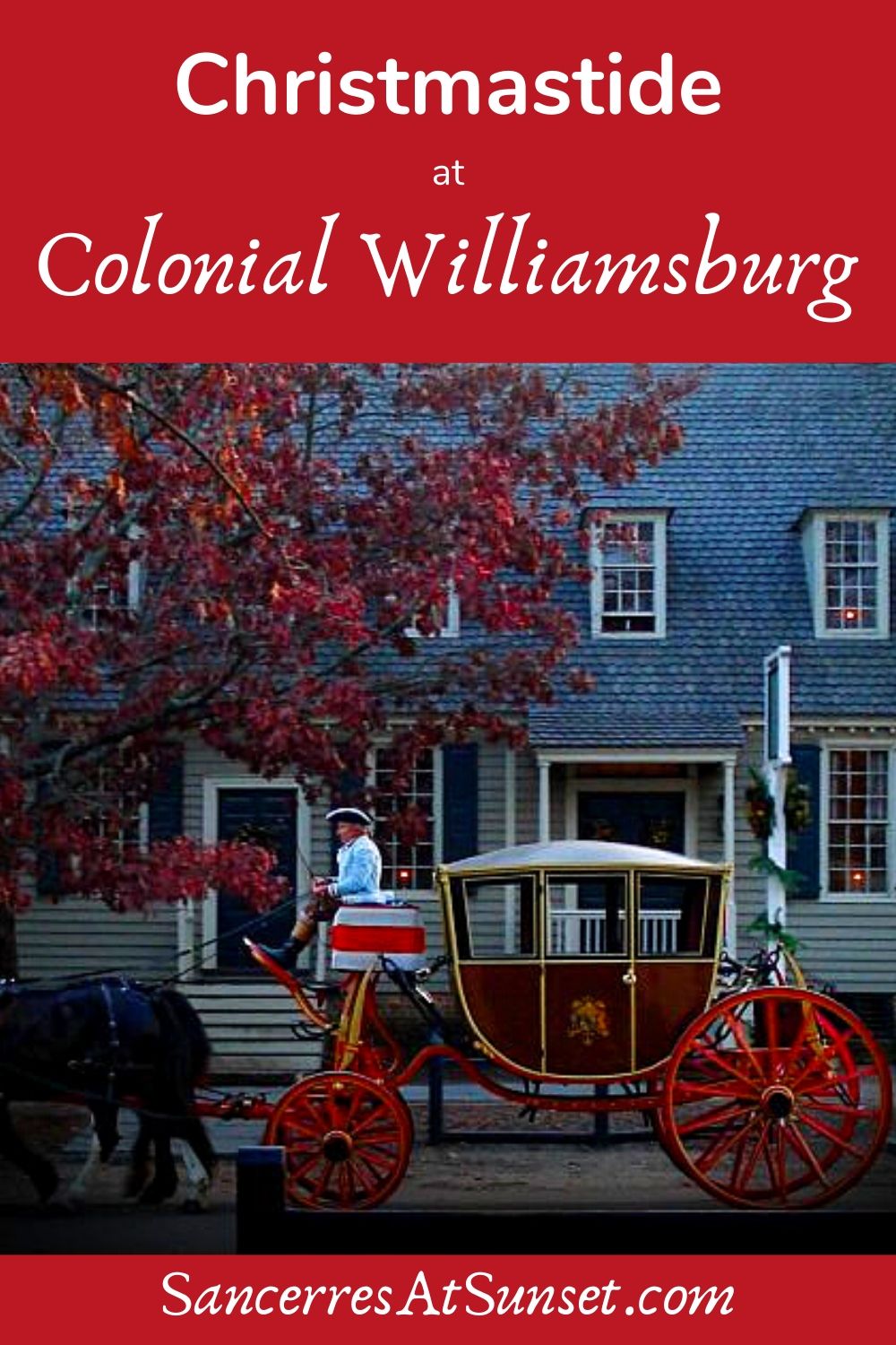 Colonial Christmastide at Night