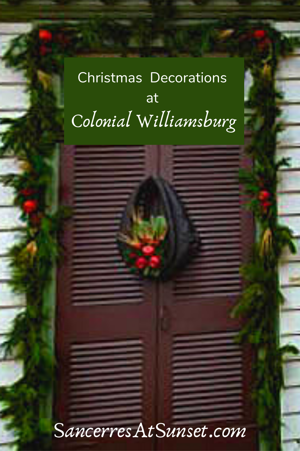 More Christmas Decorations at Colonial Williamsburg