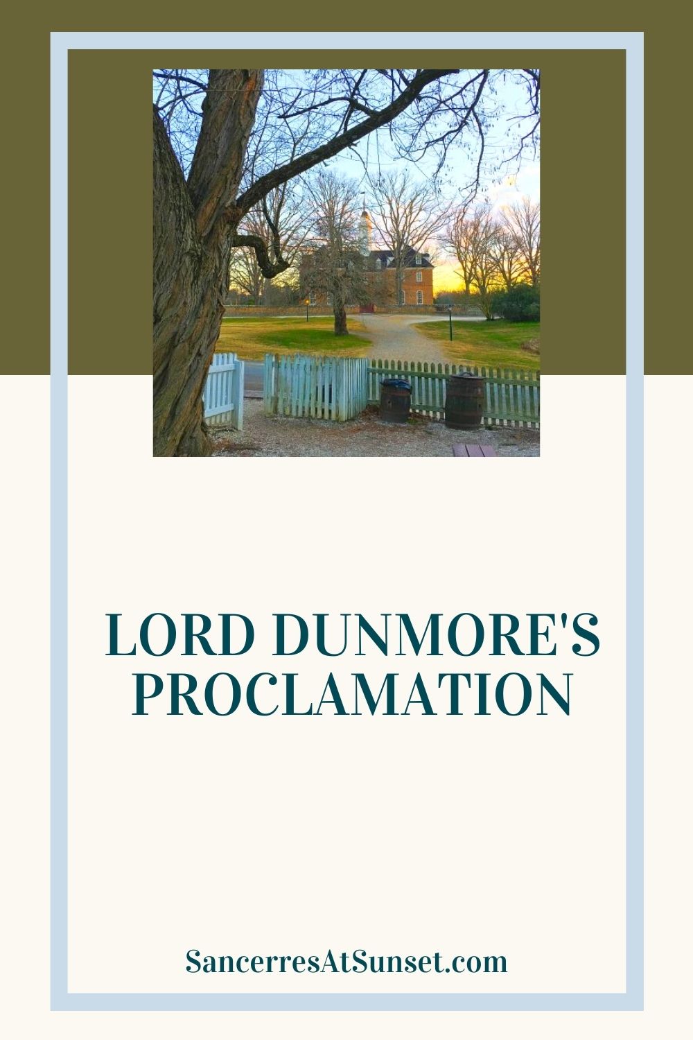 Dunmore\'s Proclamation to Virginia