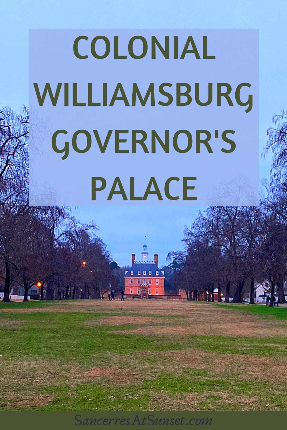 The Governor\'s Palace at Colonial Williamsburg
