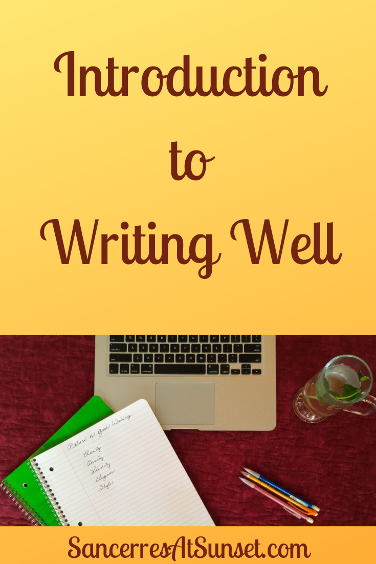 Writing Well--Introduction