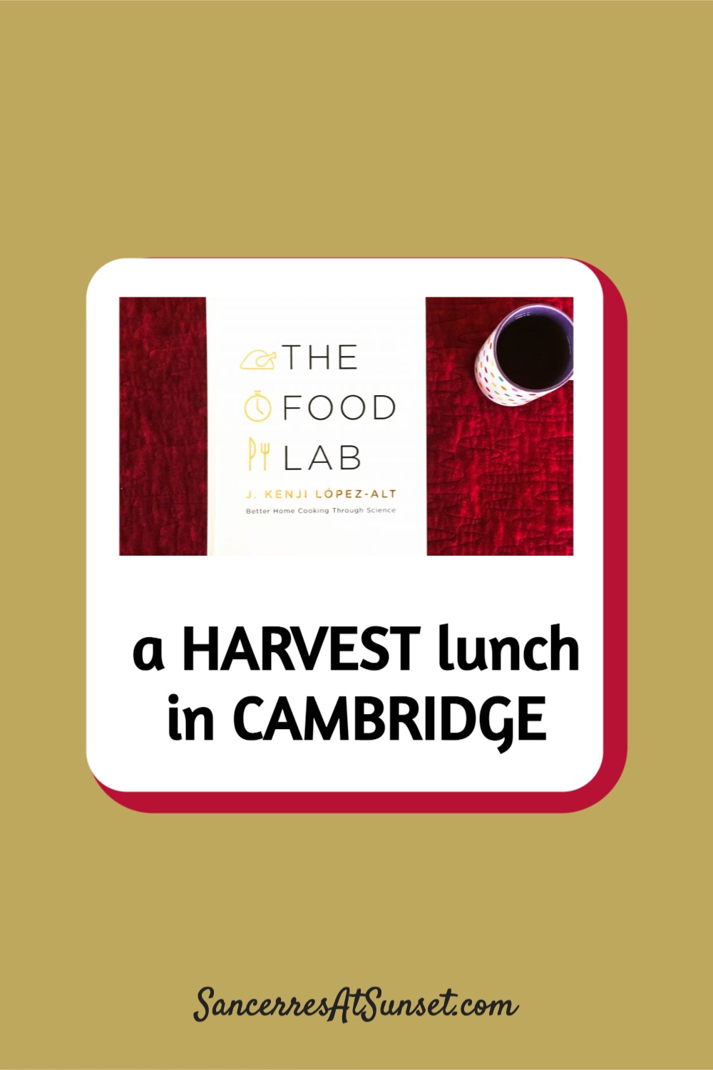 A Harvest Lunch in Cambridge, Massachusetts