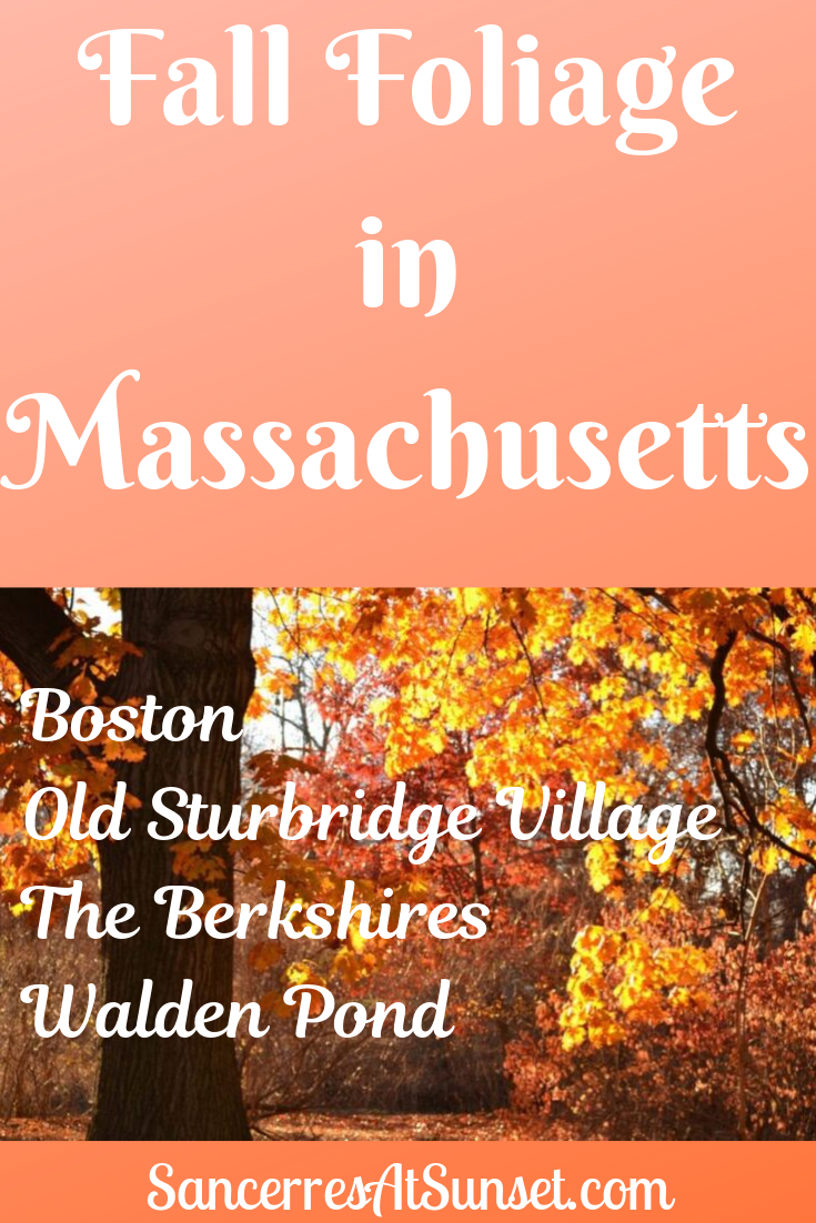 Fall Foliage in Massachusetts Sancerres at Sunset