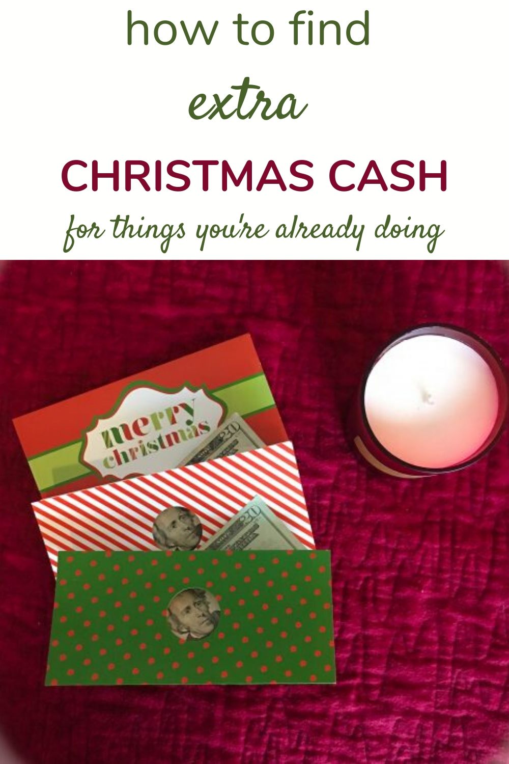 How to Find Extra Christmas Cash, for things you\'re already doing