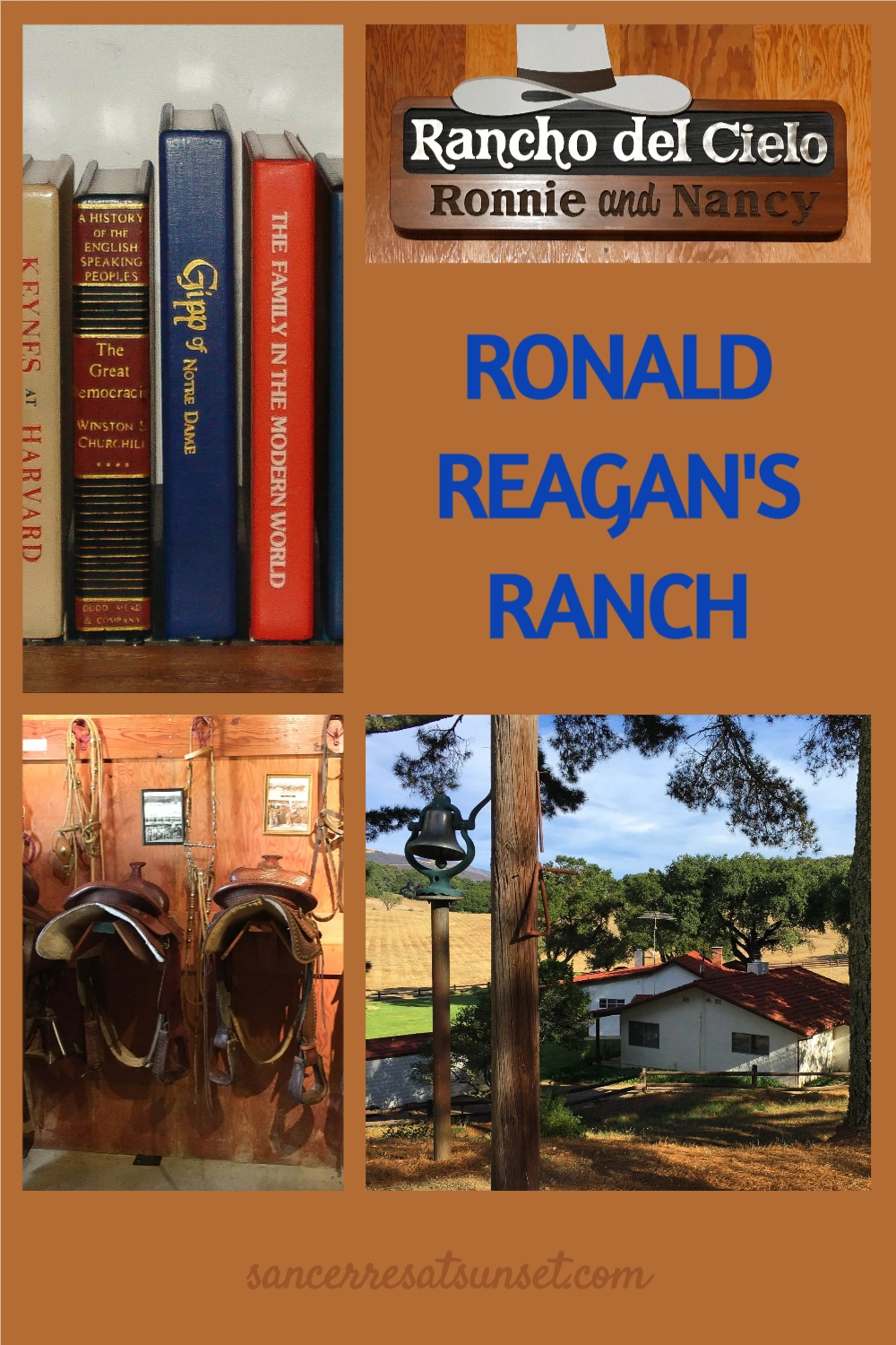 Rancho del Cielo -- enjoying a rare afternoon at the Reagan Ranch in California