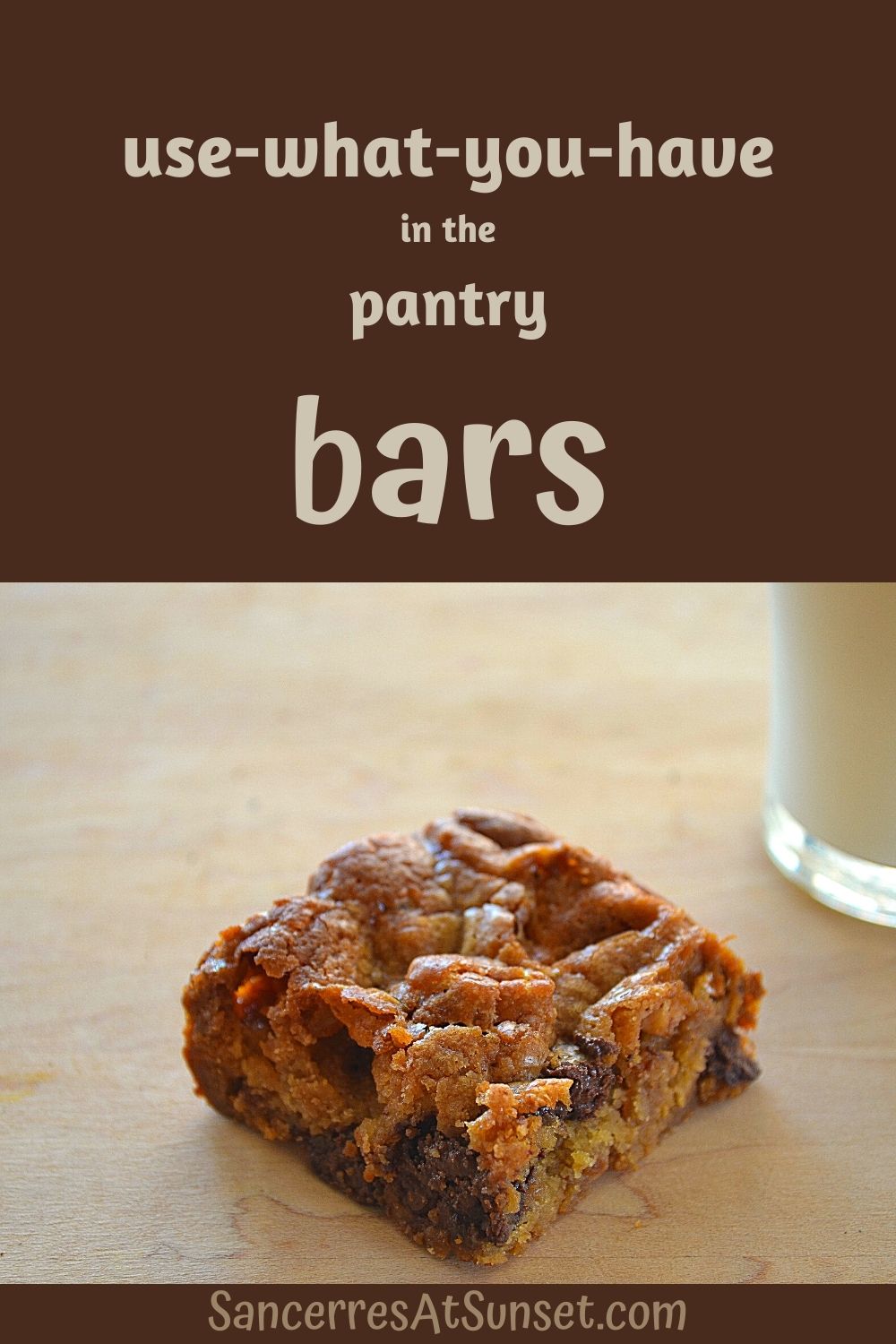 Use-What-You-Have Cookie Bars