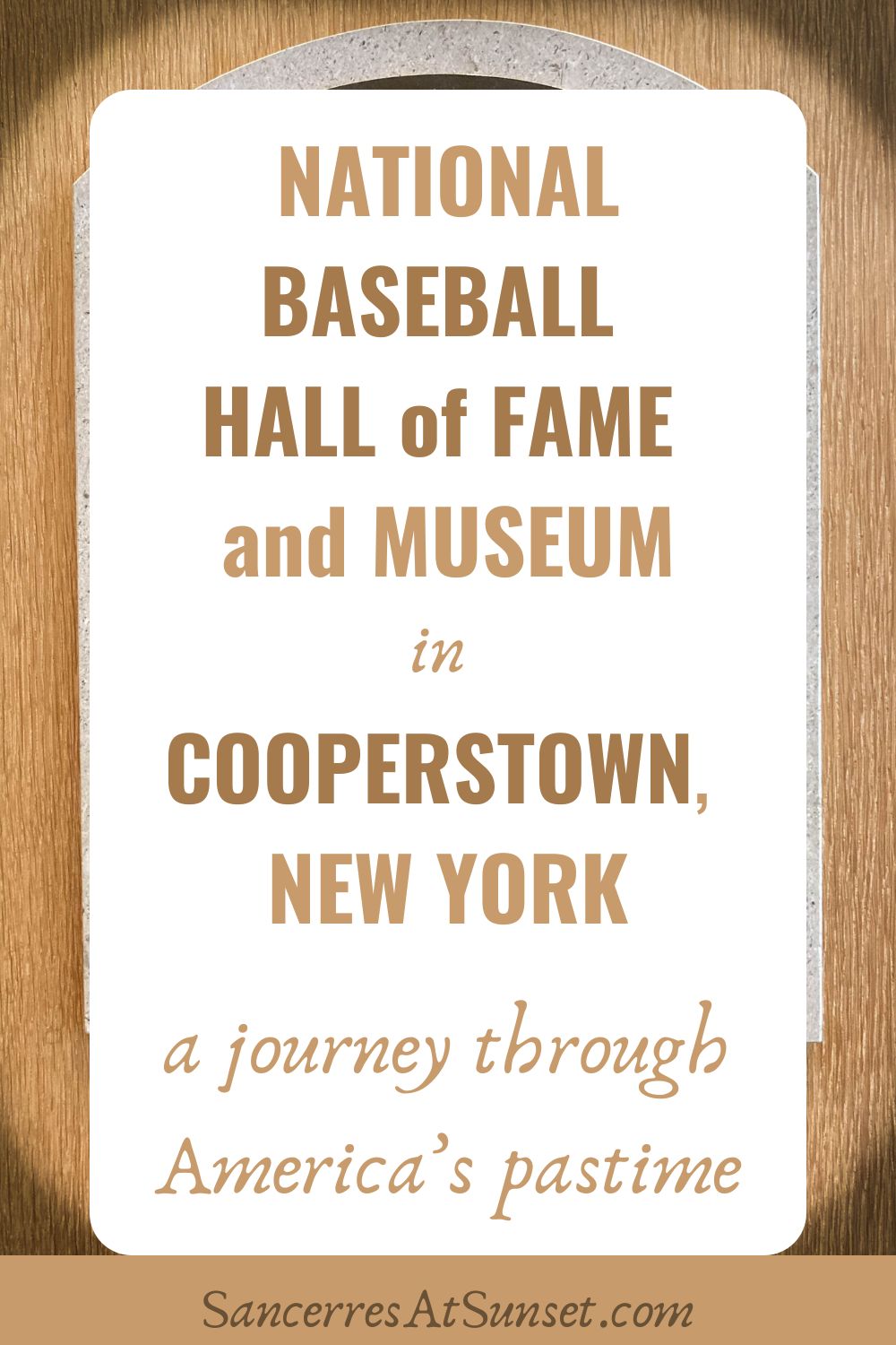 National Baseball Hall of Fame and Museum in Cooperstown, New York -- a journey through America\'s pastime