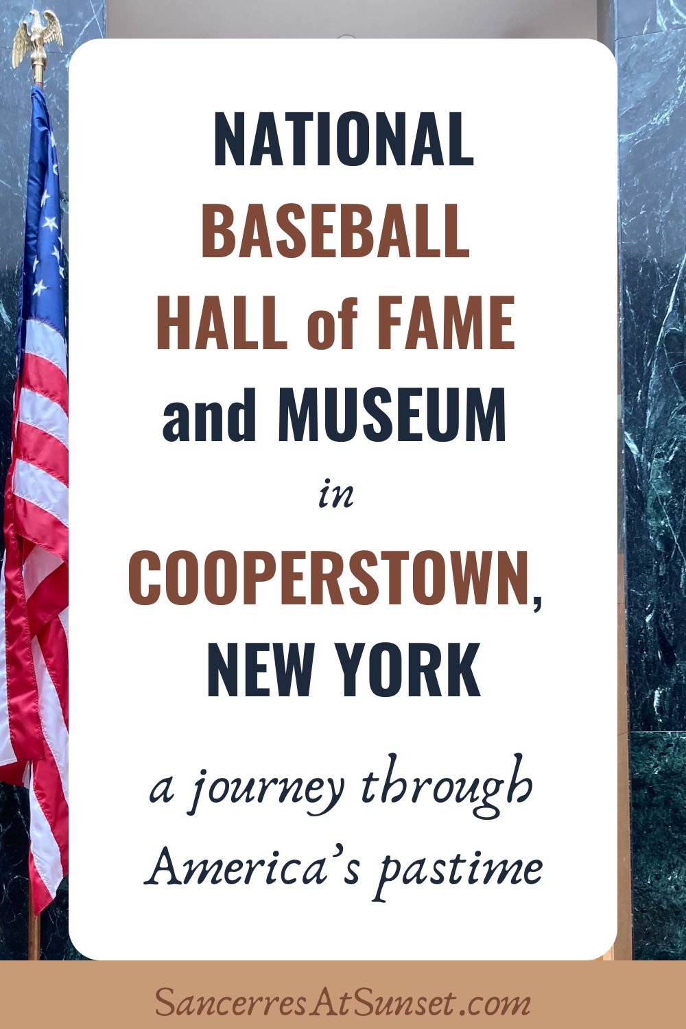 National Baseball Hall of Fame and Museum in Cooperstown, New York -- a journey through America\'s pastime