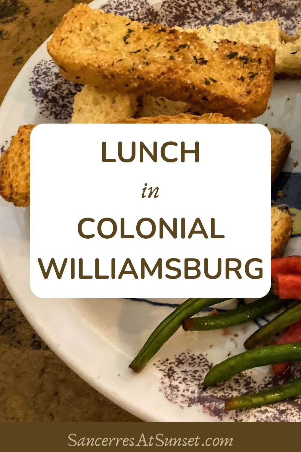 Lunch in Colonial Williamsburg