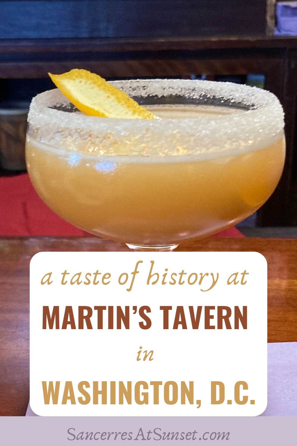 A Taste of History at Martin\'s Tavern in Georgetown